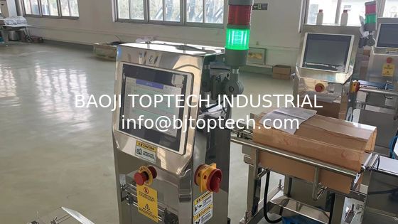 ناقل السرعة العالية Checkweigher للمنتجات عملية فرز الوزن تلقائيًا المزود