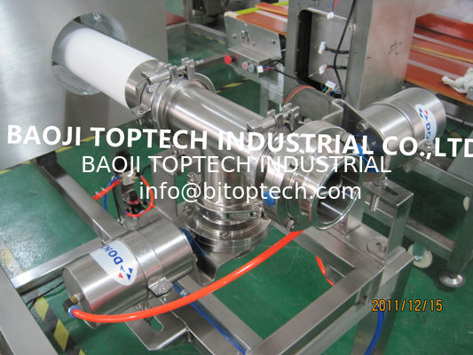 كاشف المعادن عبر الأنابيب للصلصة أو الحليب أو المربى أو المعكرونة أو المنتجات السائلة المزود