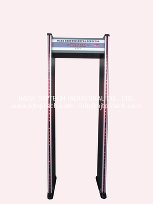 كاشف المعادن من خلال الباب، كاشف المعادن في إطار الباب، JLS-200 ((6 المناطق وعرض LED) المزود