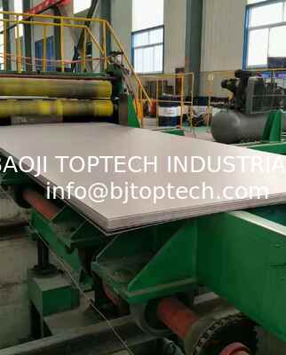 Surgical titanium sheet, best quality for orthopedic,marine, plane. industry المزود