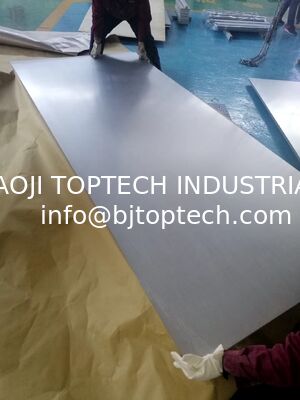 Surgical titanium sheet, best quality for orthopedic,marine, plane. industry المزود